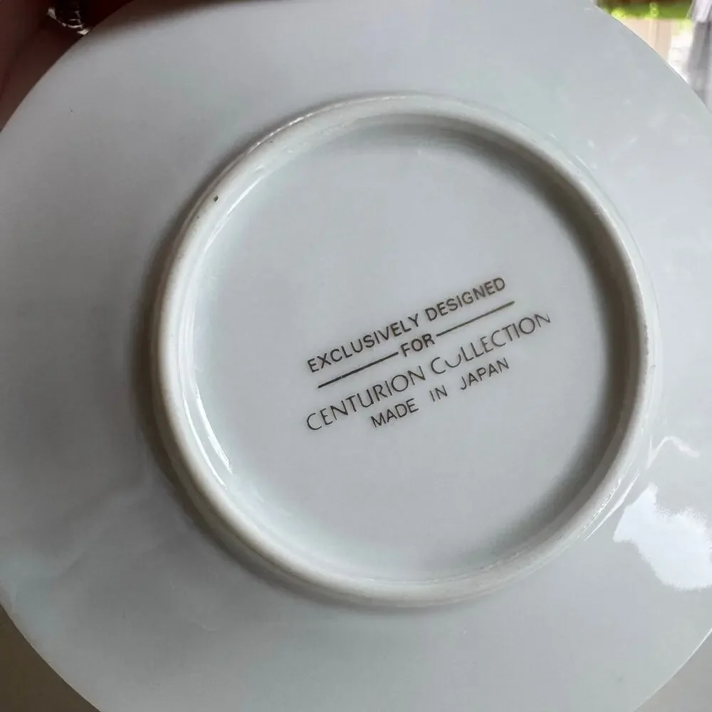 Centurion Collection Gold Holiday Demitasse Espresso Cups & Saucers | set of 4